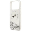 Чохол Karl Lagerfeld Liquid Glitter Karl&Choupette Heads для iPhone 18 Pro | 17 Pro Clear (KLHMP18LLGKCSGH)