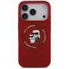 Чохол Karl Lagerfeld Silicone Karl&Choupette Ring для iPhone 18 Pro Red (KLHMP18LSCMKCRHR)