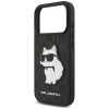 Чохол Karl Lagerfeld Saffiano Mono Patch Choupette для iPhone 18 Pro Black (KLHCP18LSAKHPCK)