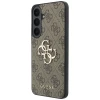 Чохол Guess Leather 4G Metal Logo для Samsung Galaxy S26 FE Brown (GUHCS26FE4GMGBR)