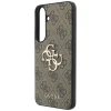 Чохол Guess Leather 4G Metal Logo для Samsung Galaxy S26 FE Brown (GUHCS26FE4GMGBR)
