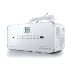 Портативний Muse CD/MP3-плеєр M-28RDW з USB White (3700460202927)
