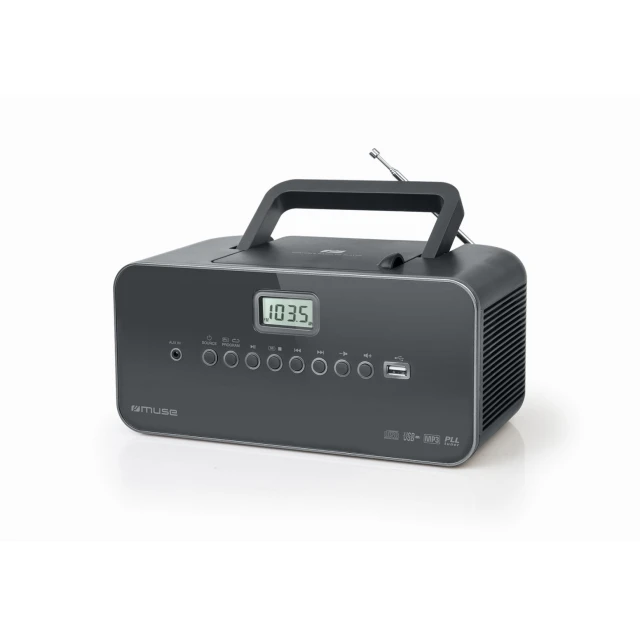 Портативний радіоприймач Muse M-28DG AUX Grey (3700460206314)