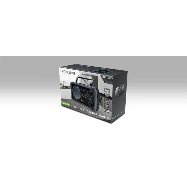 Портативное радио Muse M-06DS Grey (3700460206437)