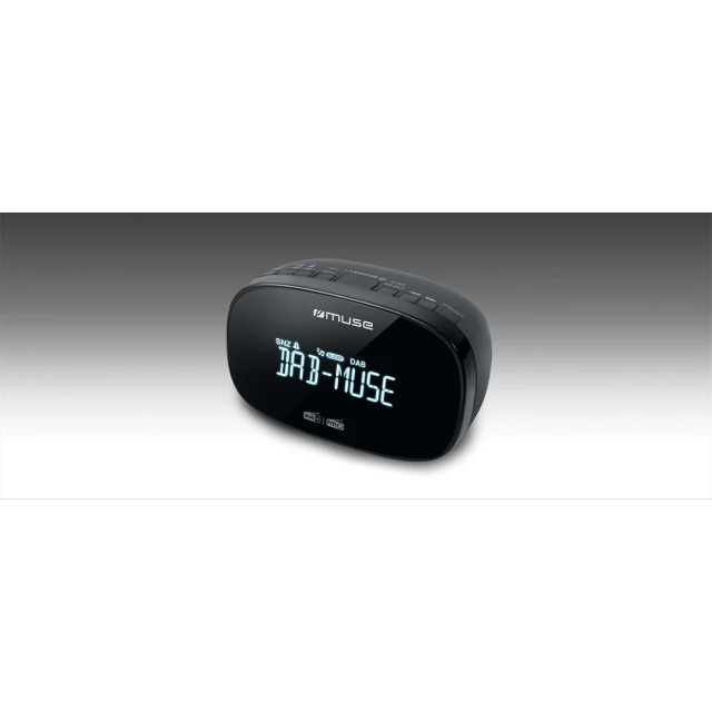 Радіогодинник Muse M-150 CDB DAB+/FM з подвійним будильником Black (3700460207199)