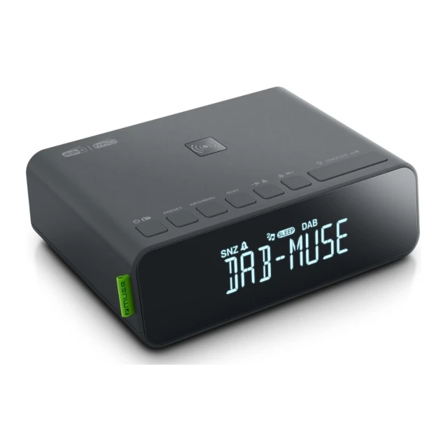 Радіо Muse M-175 DBI DAB+/FM RDS з функцією будильника Black (3700460207205)