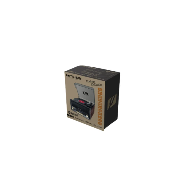 Мікросистема Muse MT-112W з програвачем вінілу CD USB White (3700460207502)