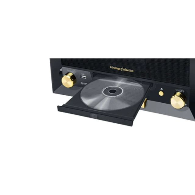Мікросистема Muse MT-112W з програвачем вінілу CD USB White (3700460207502)