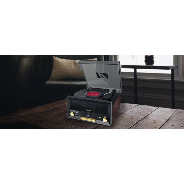 Мікросистема Muse MT-112W з програвачем вінілу CD USB White (3700460207502)