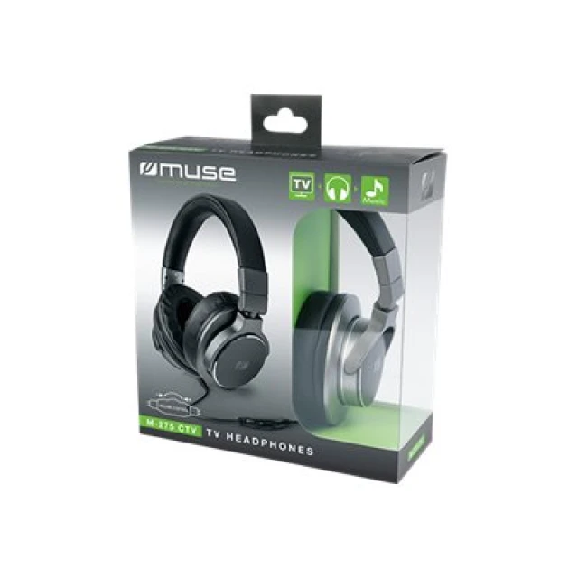 Навушники Muse M-275 CTV бездротові Black (3700460207625)
