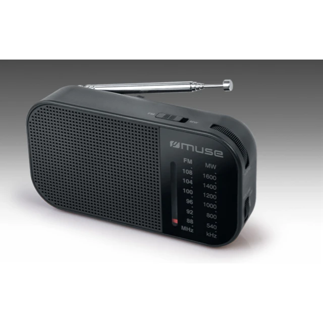 Радіоприймач Muse M-025R портативний Black (3700460207656)