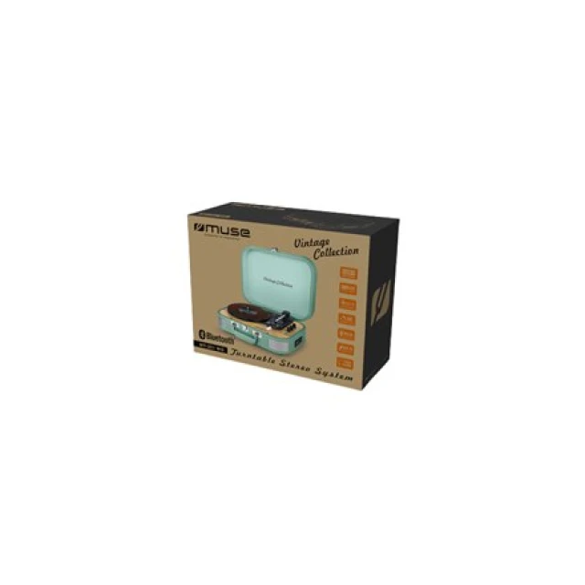 Стереосистема Muse MT-201WG з програвачем вінілу USB AUX (3700460208585)
