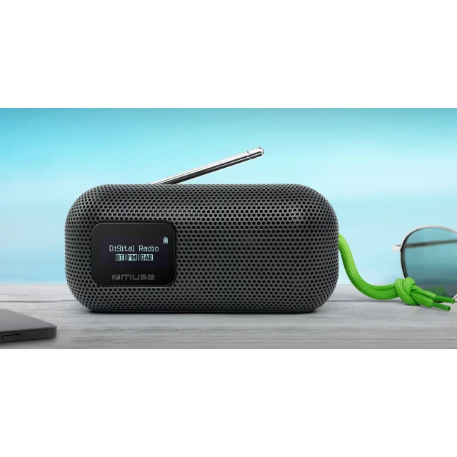 Портативна колонка Muse M-750 FBT 10 Вт водонепроникна Bluetooth FM Black (3700460209476)
