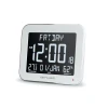 Настінний годинник Muse M-090 WMC з функцією будильника White (3700460209827)