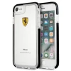 Чехол Ferrari для iPhone 7/8 | SE2020 Shockproof Hard Case Transparent/Black (FEGLHCP7BK)