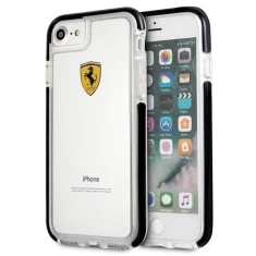 Чохол Ferrari для iPhone 7/8 | SE2020 Shockproof Hard Case Transparent/Black (FEGLHCP7BK)