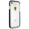 Чехол Ferrari для iPhone 7/8 | SE2020 Shockproof Hard Case Transparent/Black (FEGLHCP7BK)