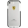 Чехол Ferrari для iPhone 7/8 | SE2020 Shockproof Hard Case Transparent/Black (FEGLHCP7BK)