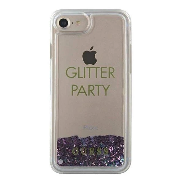 Чохол Guess Liquid Glitter Party для iPhone SE 2020/8/7 Violet (GUHCP7GLUQPU)