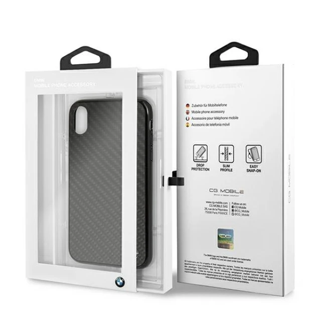 Чохол BMW для iPhone XR Siganture Carbon Black (BMHCI61MBC)