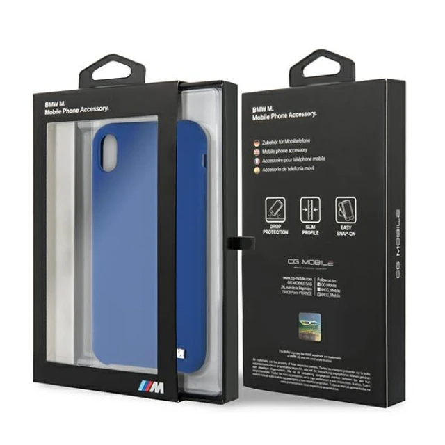 Чохол BMW для iPhone XR Silicone M Collection Navy (BMHCI61MSILNA)
