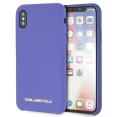 Чохол Karl Lagerfeld Silicone для iPhone X | XS Violet (KLHCPXSLVOG)