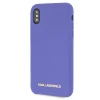 Чохол Karl Lagerfeld Silicone для iPhone X | XS Violet (KLHCPXSLVOG)