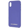 Чохол Karl Lagerfeld Silicone для iPhone X | XS Violet (KLHCPXSLVOG)