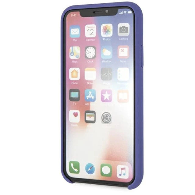 Чохол Karl Lagerfeld Silicone для iPhone X | XS Violet (KLHCPXSLVOG)