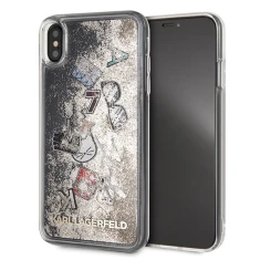 Чохол Karl Lagerfeld Iconic Liquid Glitter для iPhone XS Max Gold (KLHCI65KSICGO)