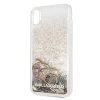Чохол Karl Lagerfeld Iconic Liquid Glitter для iPhone XS Max Gold (KLHCI65KSICGO)