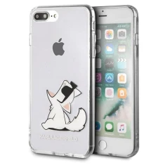 Чехол Karl Lagerfeld Choupette Fun для iPhone 8 Plus/7 Plus Transparent (KLHCI8LCFNRC)
