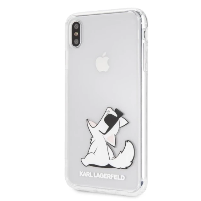 Чохол Karl Lagerfeld Choupette Fun для iPhone XS Max Transparent (KLHCI65CFNRC)
