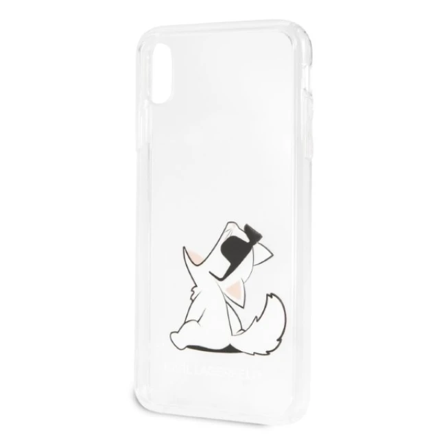 Чохол Karl Lagerfeld Choupette Fun для iPhone XS Max Transparent (KLHCI65CFNRC)