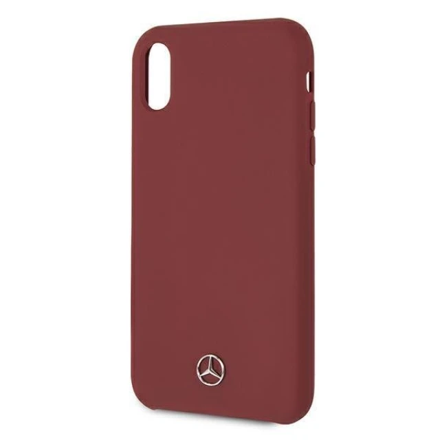 Чохол Mercedes для iPhone XR Silicone Line Red (MEHCI61SILRE)