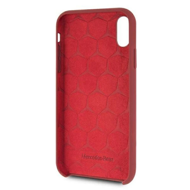 Чохол Mercedes для iPhone XR Silicone Line Red (MEHCI61SILRE)