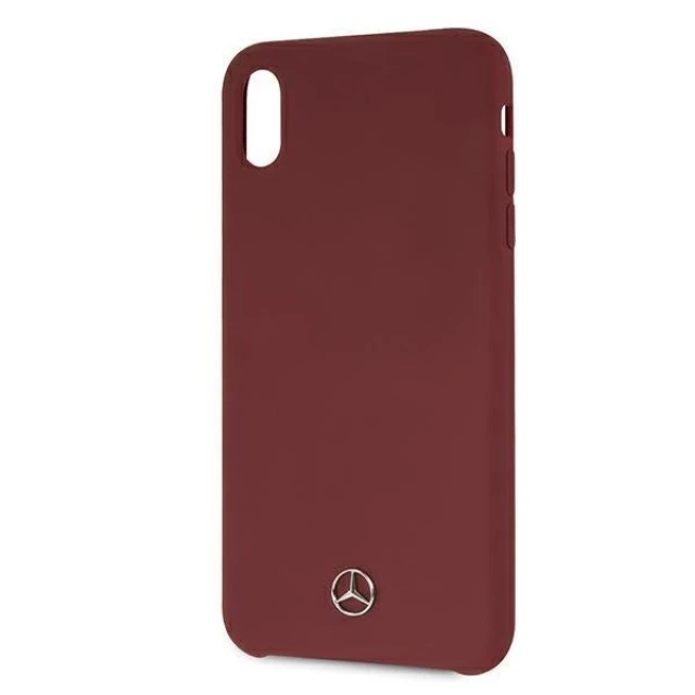 Чохол Mercedes для iPhone XS Max Silicone Line Red (MEHCI65SILRE)