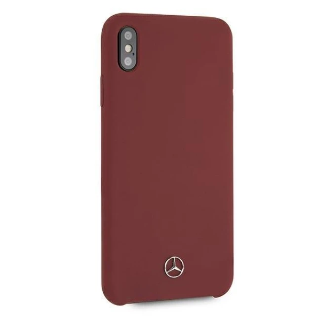 Чохол Mercedes для iPhone XS Max Silicone Line Red (MEHCI65SILRE)