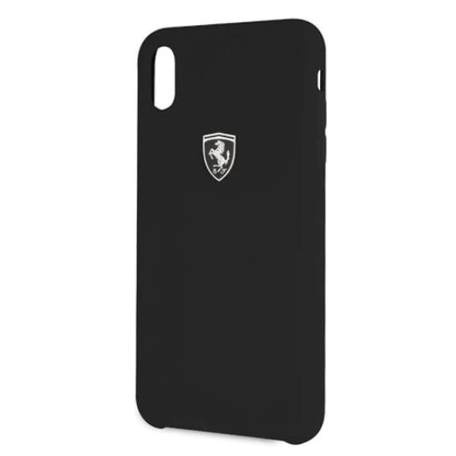 Чехол Ferrari для iPhone XS Max Silicone Off track Black (FEOSIHCI65BK)