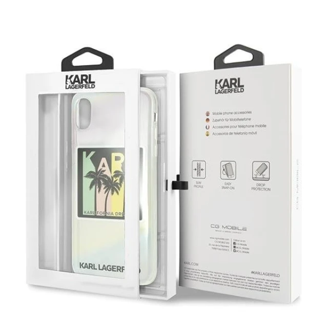 Чехол Karl Lagerfeld California Dreams для iPhone XS/X Multicolor (KLHCI65IRKD)