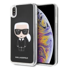 Чохол Karl Lagerfeld Ikonik Glitter для iPhone XS Max Black (KLHCI65ICGBK)