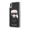 Чохол Karl Lagerfeld Ikonik Glitter для iPhone XS Max Black (KLHCI65ICGBK)