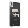Чохол Karl Lagerfeld Ikonik Glitter для iPhone XS Max Black (KLHCI65ICGBK)