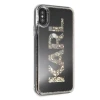 Чохол Karl Lagerfeld Iconic Karl Glitter для iPhone XS/X Black (KLHCPXKAGBK)