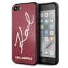 Чохол Karl Lagerfeld Signature Glitter для iPhone SE 2020/8/7 Red (KLHCI8DLKSRE)