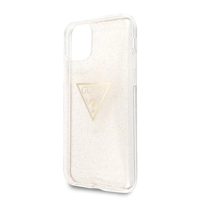 Чехол Guess Glitter Triangle для iPhone 11 Pro Gold (GUHCN58SGTLGO)