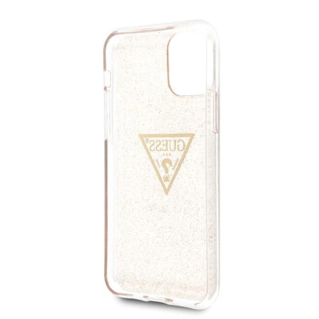 Чехол Guess Glitter Triangle для iPhone 11 Pro Gold (GUHCN58SGTLGO)