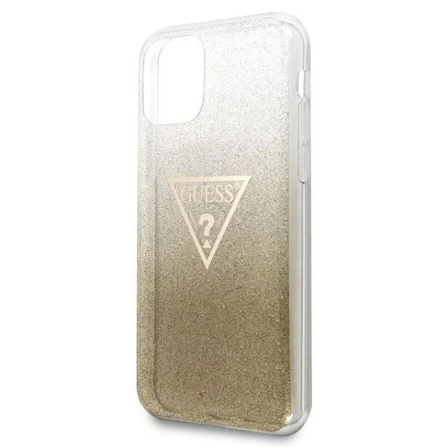 Чохол Guess Glitter Triangle для iPhone 11 Pro Max Gold (GUHCN65SGTLGO)