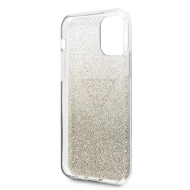 Чохол Guess Glitter Triangle для iPhone 11 Pro Max Gold (GUHCN65SGTLGO)