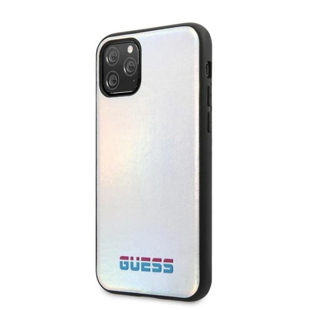 Чехол Guess Iridescent для iPhone 11 Pro Silver (GUHCN58BLD)